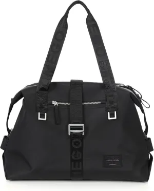 ZIMEGO Weekender Duffel Bag – Versatile Crossbody for Travel and Gym Tote, Black