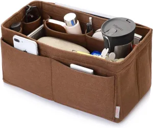 ZTUJO Felt Purse Organizer, Multi Pocket Bag in Bag Organizer For Tote & Handbag Shaper, Speedy 30, Speedy 35 and Speedy 40