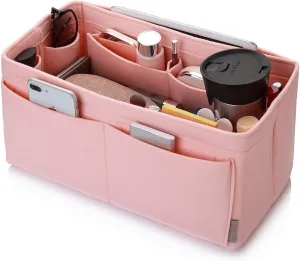 ZTUJO Felt Purse Organizer, Multi Pocket Bag in Bag Organizer For Tote & Handbag Shaper, Speedy 30, Speedy 35 and Speedy 40